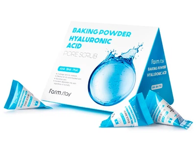 Скраб для особи FarmStay Hyaluronic Acid Baking Powder Pore Scrub 25 шт по 7г