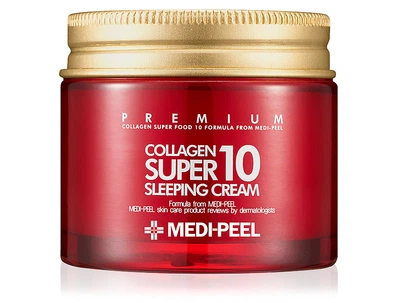 Омолаживающий ночной крем для лица с коллагеном MEDI-PEEL Collagen Super 10 Sleeping Cream, 70мл (8809409342382)