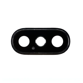 Стекло камеры iPhone XS, iPhone XS Max, в рамці, Black