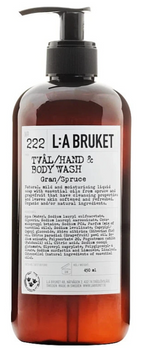 Рідке мило L:A Bruket 222 Hand & Body Wash Gran-Spruce 450 мл (7350053235595)