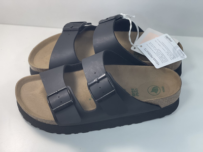 Жіночі шльопанці BIRKENSTOCK PAPILLIO ARIZONA GROOVED VEGAN 1018520 narrow 40 чорні