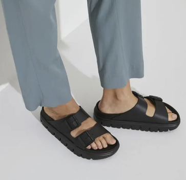 Жіночі літні ортопедичні шльопанці BIRKENSTOCK PAP CHUNKY 40 чорні