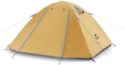 Палатка трехместная Naturehike P-Series NH18Z033-P 210T/65D Желтая (6927595783658)