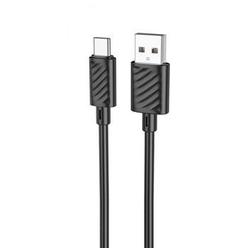 Зарядний кабель HOCO X88 Magic silicone Type-C 1m Black