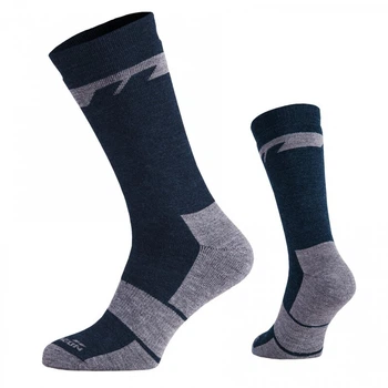 Антибактеріальні зимові шкарпетки Pentagon Alpine Merino Heavy Socks EL14017 Small, 39/41 Синій (Navy)
