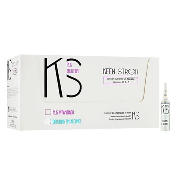Лосьон для сухих и поврежденных волос Keen Strok Brushing Alcohol Free 24x15 мл