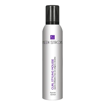 Мусс для фиксации и увлажнения вьющихся волос Keen Strok CURL STYLING - NORMAL FIXING MOUSSE 240 мл