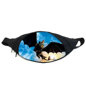 Поясна сумка Бананка Як приручити дракона (GBD07) Gear Bag чорна