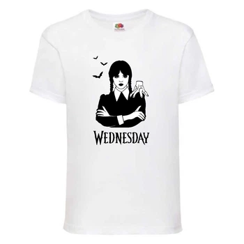 Футболка дитяча Wednesday 010 біла (WDY wh 010) 164 см