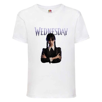 Футболка дитяча Wednesday 011 біла (WDY wh 011) 164 см