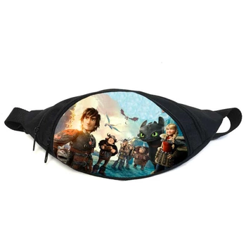 Сумка Бананка Як приручити дракона (GBD02) Gear Bag чорна
