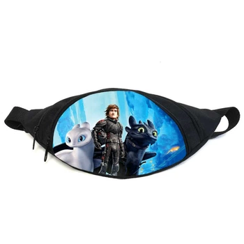 Поясна сумка Бананка Як приручити дракона (GBD04) Gear Bag чорна