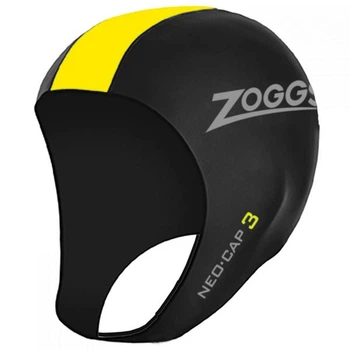 Шапочка неопреновая для триатлона Zoggs Neo Cap (черно-желтый) L-XL (464044.BKYL.L/XL)