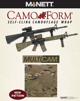Стрічка камуфляжна для зброї Mcnett Camo Form Crye Precision MULTICAM