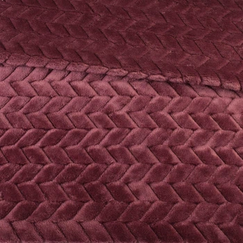 Мех искусственный косичка с просветами марсала ш.165 (21245.003)