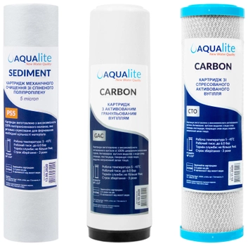 Комплект картриджей Aqualite Premium AQCRT3-P для обратного осмоса