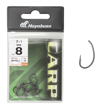 Крючок Hayabusa Carp Z-1 NRB №8(10шт),5540305