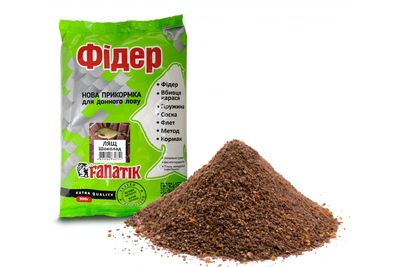 Прикормка Fanatik ФИДЕР Лящ Шоколад, 900 гр,PRF_LSHOK