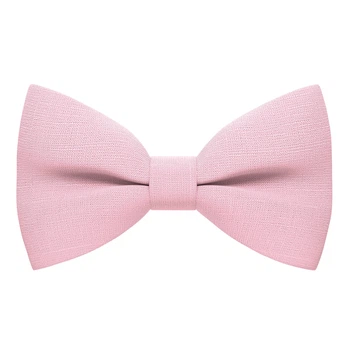 Метелик Bow Tie House Blush Pink лляний - великий 00136L