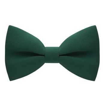 Метелик Bow Tie House великий ізумрудний однотонний габардин 09474L