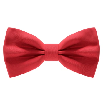 Бабочка Bow Tie House большая атласная красного цвета 09886L