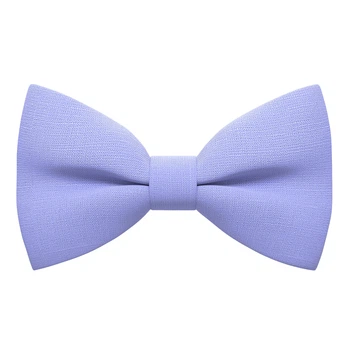 Бабочка Bow Tie House льняная лавандового цвета большая 10137L