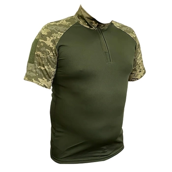 Чоловіча тактична сорочка-поло убакс з коротким рукавом Newt Polo Tactic хакі NE-POLU-023-L