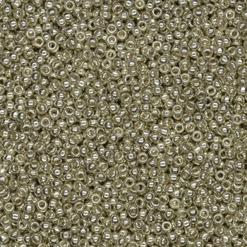 Бисер японский Miyuki круглый RR 15/0 №4201, Duracoat Galvanized, Серебристый, 5 г (BIS-045875)