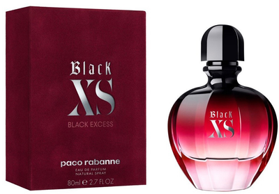 Woda perfumowana damska Paco Rabanne Black Xs For Her 80 ml (3349668555062)