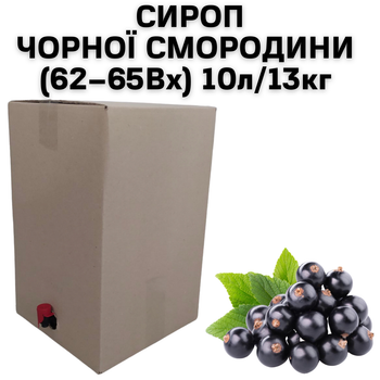 Сироп Eva Чорної Смородини 62-65Вх BAG IN BOX 10л/13кг