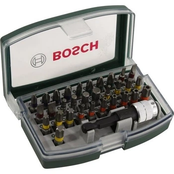 Набор бит Bosch, 32 шт + магнитный держатель (2607017063)