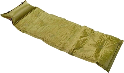 Коврик самонадувной IVN с подушкой Камуфляжный (IV-031)