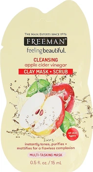 Маска для обличчя 4 в 1 "Оцет яблучного сидру" - Freeman Feeling Beautiful Mask (міні) 15ml (15ml) (933877-1188387-2)