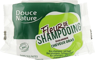 Твердый шампунь для жирных волос - Douce Nature Fleur De Shampoo 85g (85g) (953258-1212833-2)