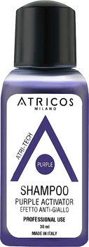 Шампунь для волос "Пурпурный активатор" - Atricos Purple Activator No Yellow Effect Shampoo (мини) 30ml (30ml) (970217-1231463-2)