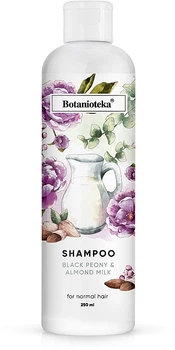 Шампунь для нормальных волос "Черный пион и миндальное молочко" - Botanioteka Shampoo For Normal Hair 250ml (250ml) (942035-1198708-2)