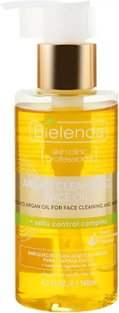 Очищаюча арганова олія для обличчя, з комплексом "Sebu Control" - Bielenda Skin Clinic Professional 140ml (140ml) (931382-1185029-2)