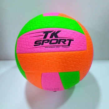 М'яч волейбольний C 44411 TK Sport, вага 300 грам, матеріал ТPU, балон гумовий (6900067444110) Вид 2