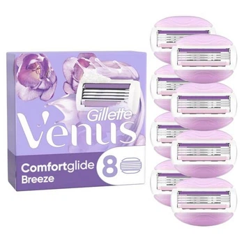 Змінні картриджі для гоління (касети леза) жіночі Venus ComfortGlide Breeze 8 шт