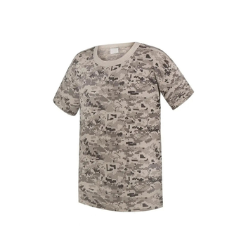 Мужская тактическая футболка армейская хлопковая для ВСУ с коротким рукавом Пиксель L