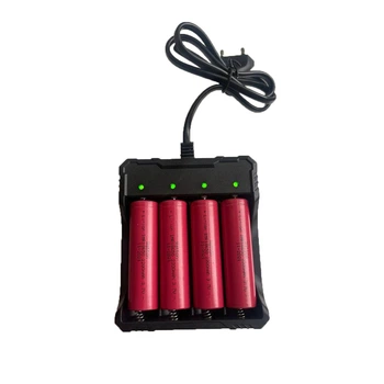 Потужні акумулятори 4 штуки на 2200mAh та зарядка для них! Батарейки із зарядкою для ліхтарів і тд.