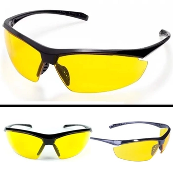 Захисні тактичні окуляри Global Vision балістичні відкриті стрілецькі окуляри LIEUTENANT жовті (1ЛЕІТ-30)