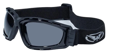 Защитные тактические очки Global Vision стрелковые очки маска с уплотнителем Trip черные (1ТРИП-20)