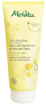 Żel pod prysznic Melvita Shower Gel Lemon Tree Flower & Lime Tree Honey 200 ml (3284410038137)
