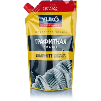 Мастило автомобільне Yuko графітне дой-пак зі штуцером, 375г (4820070241471)