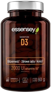 Witamina D3 Essensey D3 120 kapsułek (5902114043490)