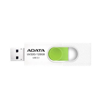 Флеш-накопичувач A-DATA USB 3.0 AUV 320 128Gb White/Green (AUV320-128G-RWHGN)