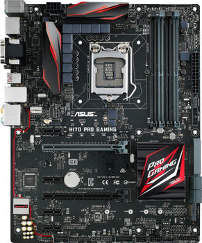 Материнська плата Asus H170 Pro Gaming (s1151, Intel H170, PCI-Ex16) Б/У