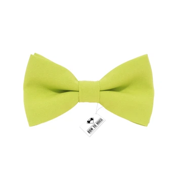 Метелик Bow Tie House дитячий яблучно-зелений однотонний з габардину 09097B