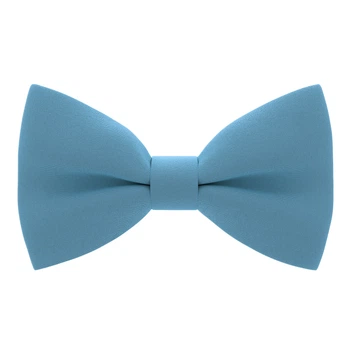 Бабочка Bow Tie House большая Steel Blue - креп 10477L
